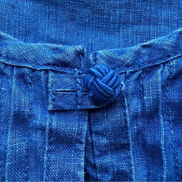 J. Jill Blue Button-Front Blouse - Picture 5 of 8